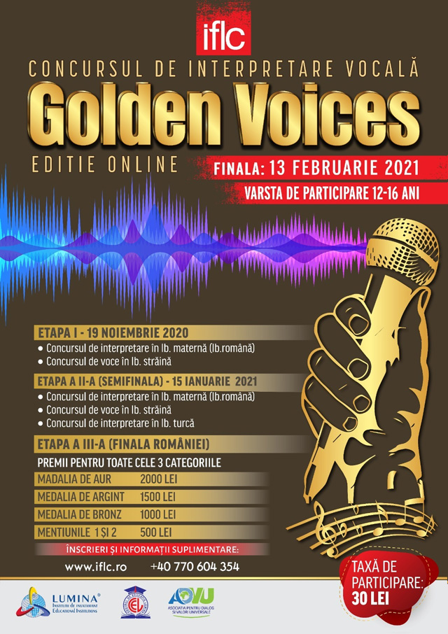 Golden Voices Poster 2020 Dark